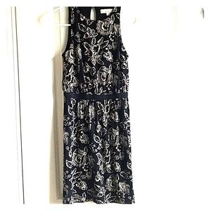 Black and cream dress